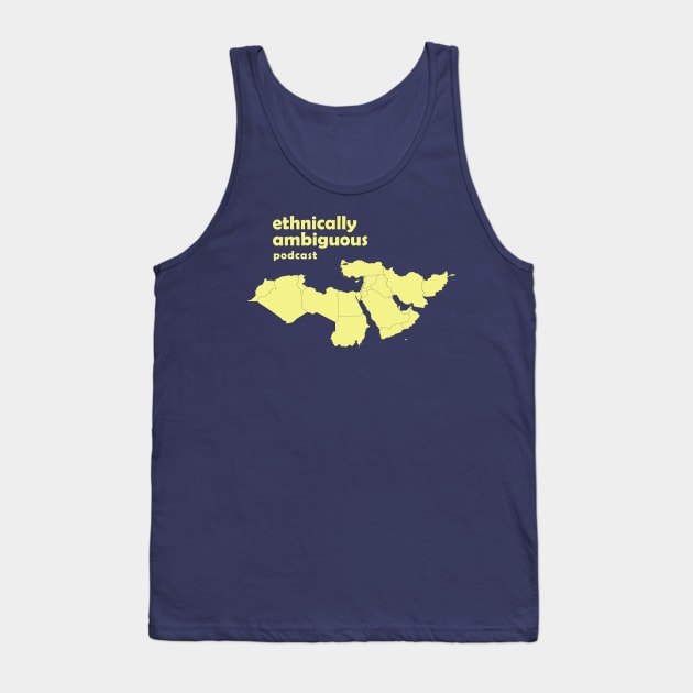 Middle East Map Tank Top by Ethnically Ambiguous